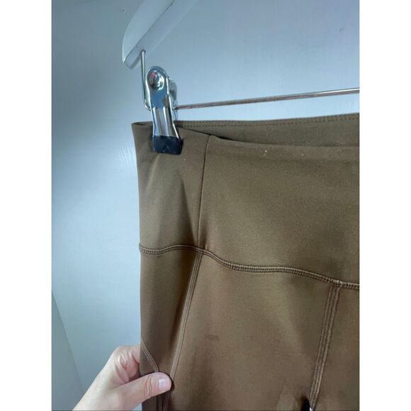 Girlfriend Collective NWT High Rise Compression Leggings in Brown Size M - Picture 2 of 5
